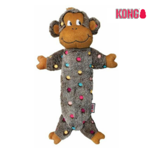 KONG Low Stuff Speckles Monkey™ hundelegetøj